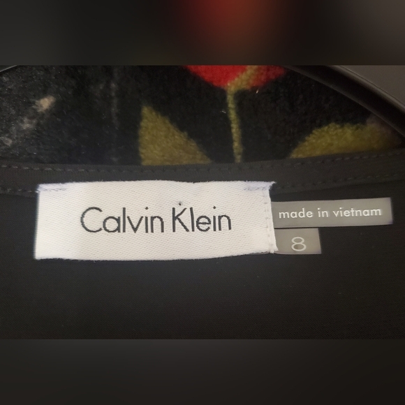 Calvin Klein Elegant Black Dress Size 8 - Picture 4 of 5